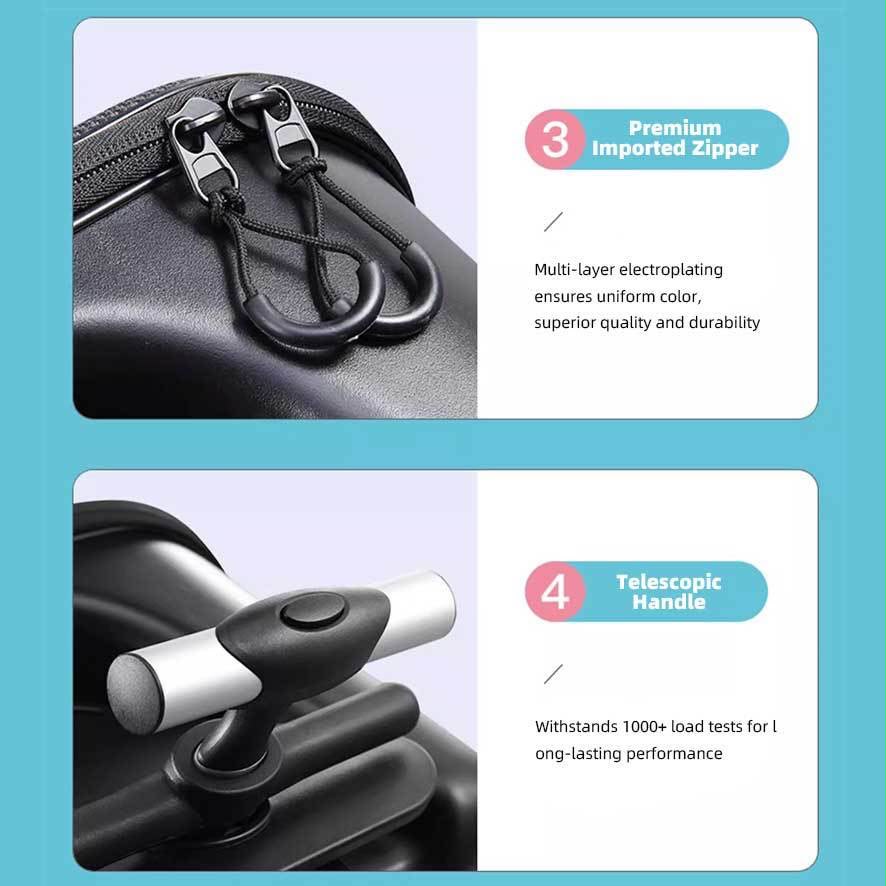 Handle detaches for dual-mode use